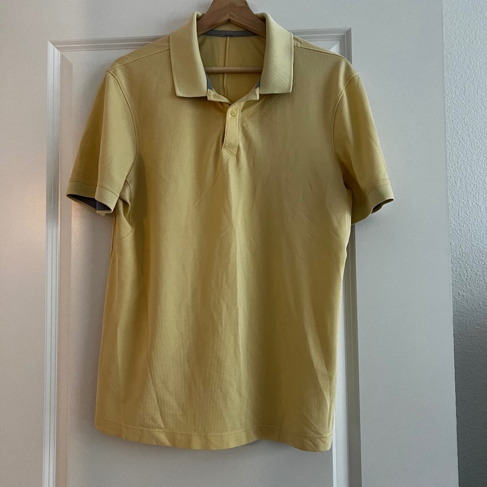 Lululemon Mens Short Sleeve Polo Medium
